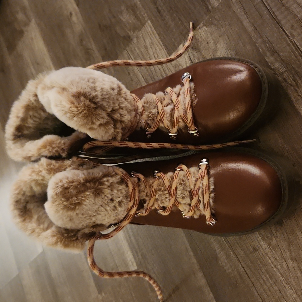A new day Faux lined combat boots